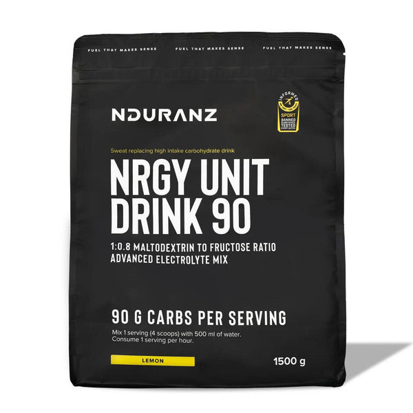 Nduranz - Boisson énergétique – Nrgy Unit Drink 90 - 1500 g - Citron