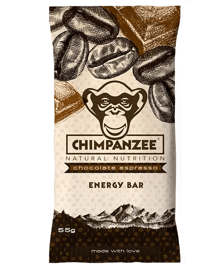 Chimpanzee - Barre énergétique - Chocolat / Café - 55g