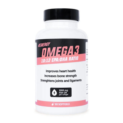 4Energy - Complément alimentaire –  Oméga 3 - 60 capsules