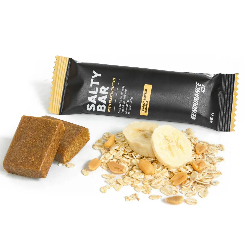 4Endurance - Barre énergétique –  Salty bar avec électrolytes - unité 45g