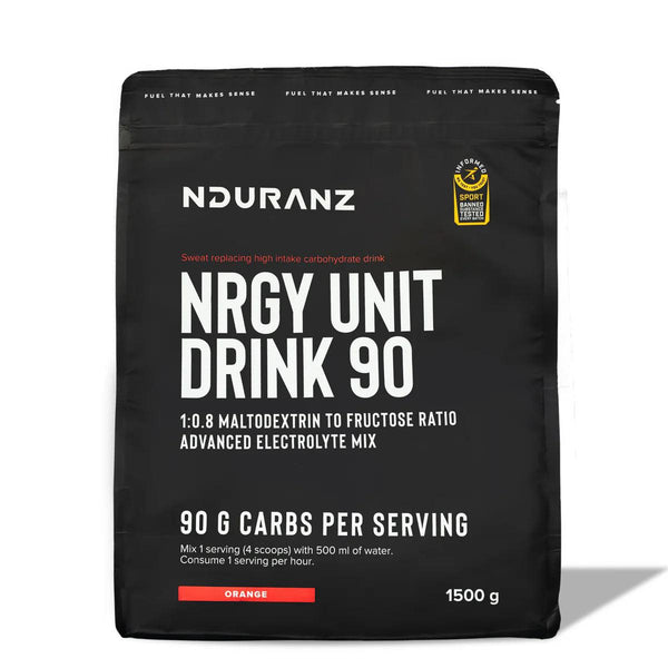 Nduranz - Boisson énergétique – Nrgy Unit Drink 90 - 1500 g - Citron