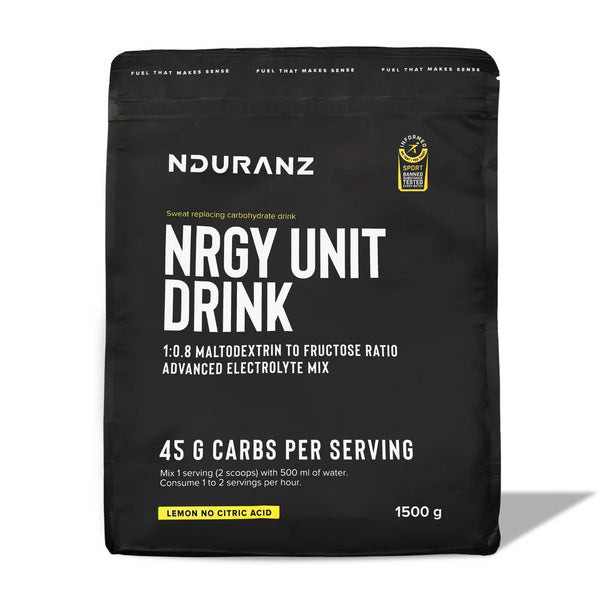 Nduranz - Boisson énergétique – Nrgy Unit Drink - 1500 g - Orange