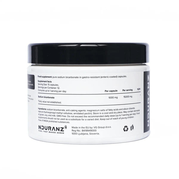 Nduranz - Complément alimentaire - 180 capsules - Sodium Bicarbonate