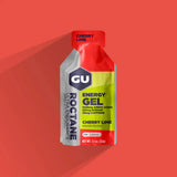 Gel énergétique GU ROCTANE conçu pour les efforts longs et intenses, apportant une énergie rapide et soutenue, enrichi en électrolytes et acides aminés (1425 mg), avec 180 mg de sodium pour l’hydratation et le soutien musculaire.