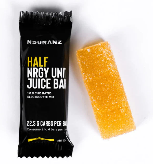 Nduranz - Barre énergétique – Half Nrgy Unit Juice - 28g - Citron