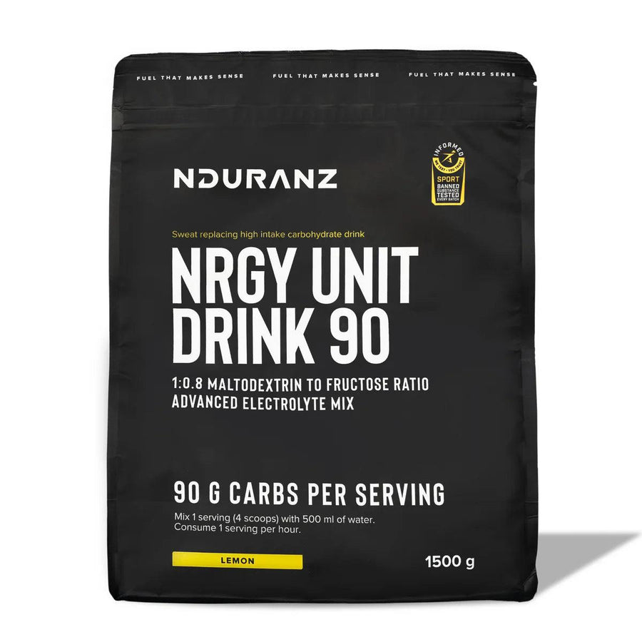 Nduranz - Boisson énergétique – Nrgy Unit Drink 90 - 1500 g - Citron