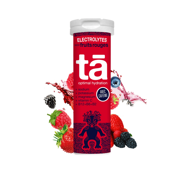 Pastilles d’hydratation effervescentes à diluer, sans glucides, idéales avant, pendant et après l’effort pour réhydrater et compenser les pertes en minéraux au quotidien comme en activité sportive.
